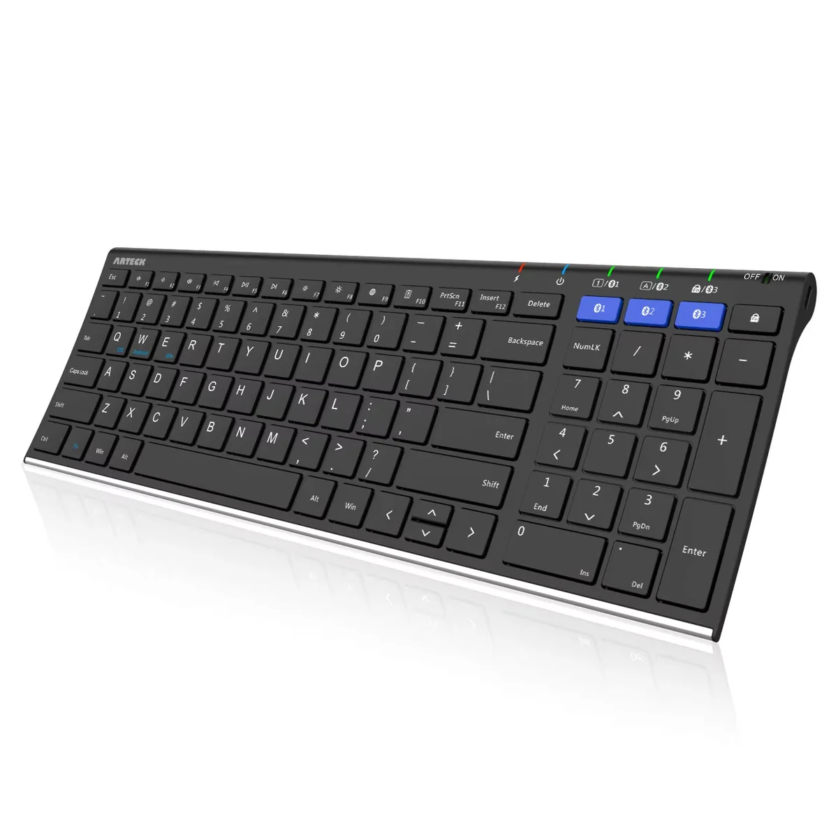Teclado Bluetooth Arteck Hb193 Universal Multidispositivo - Venta Internacional.