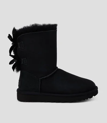 Botas medias Planas Bailey Bow en Piel Mujer