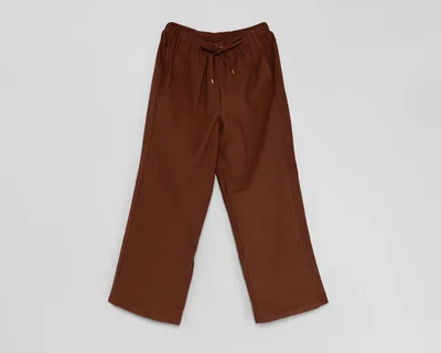 Pantalón Ancho Sahara con Jareta para Mujer