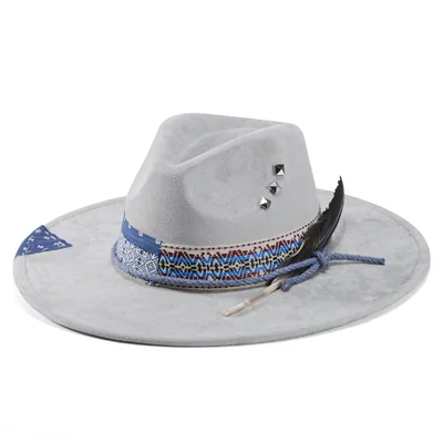 Sombrero H.busque Gris De Fieltro Modelable 56-58 Cm - Venta Internacional.