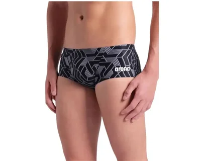 Traje De Baño Natación Arena Escape Low Waist Negro Hombre 0