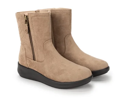Botas Urbanas Andrea Beige para Mujer