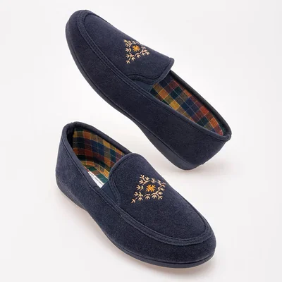 Pantufla Niagara Azul Dama
