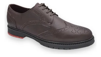 Zapato Bostoniano R Cómodos Mónaco Café Oscuro de Piel de Borrego Casual para Hombre