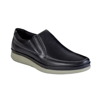 Mocasín Casual Florsheim Saul Negro Piel Para Hombre