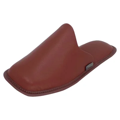 Pantuflas Stahl 1800 color Café de Piel para Hombre