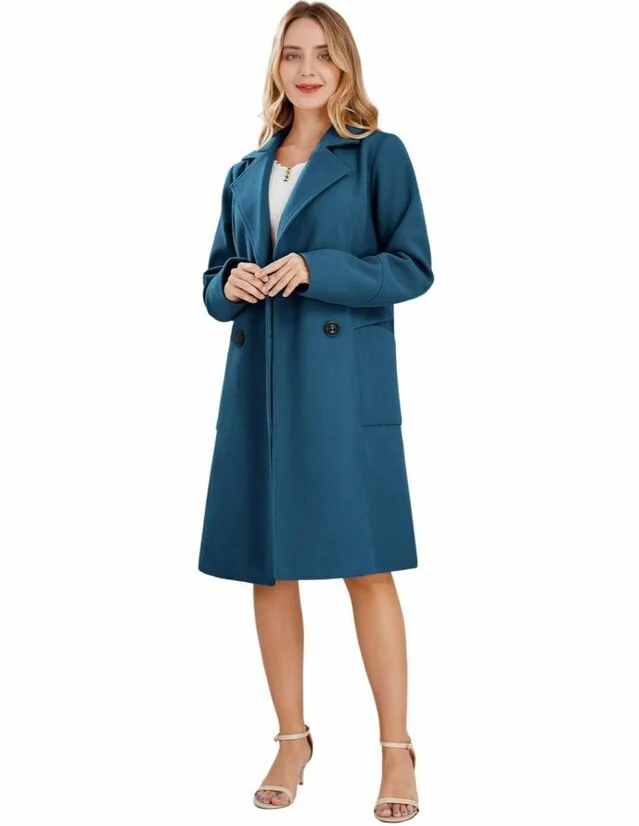 Gabardina Chouya para mujer M Azul