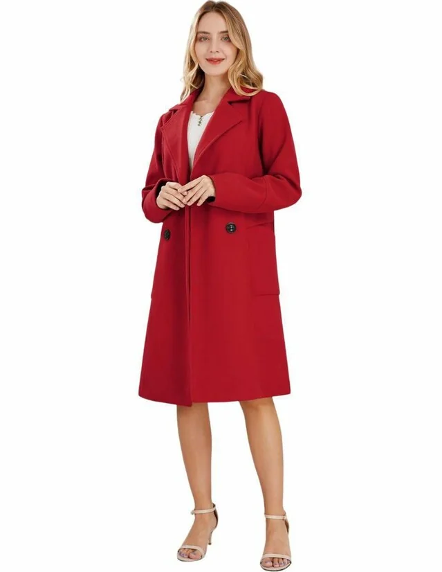 Gabardina Chouya para mujer XCH Rojo