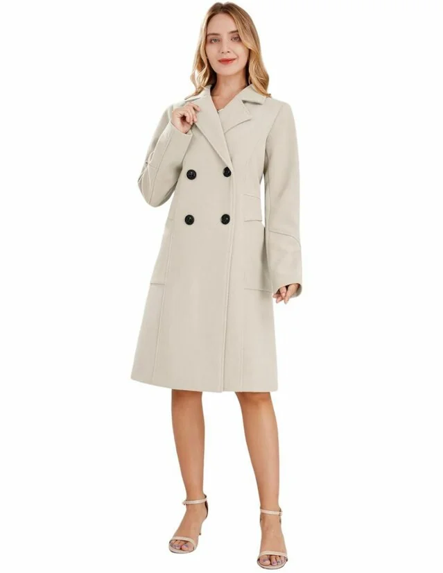 Gabardina Chouya para mujer 2XG Blanco