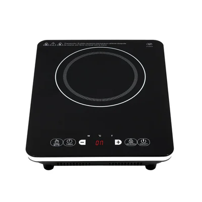 Parrilla de inducción portátil 1 quemador 29 cm soporta 15 kg 1500 W 120 V