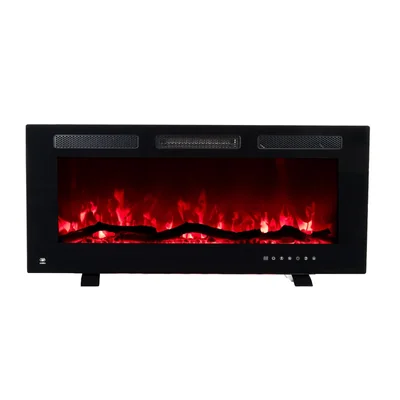 Calefactor eléctrico tipo chimenea 42" 107 cm con WiFi - cobertura 35m2