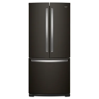 Refrigerador 20 pies cúbicos French Door 3 puertas Negro