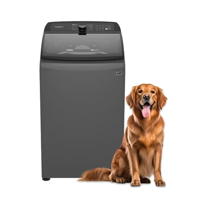 Lavadora 21kg Carga Superior Xpert Eco con Ciclo Ropa de Mascotas Gris