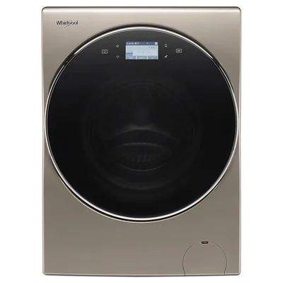 Lavasecadora Inteligente Eléctrica 12kg Alta Eficiencia Dorada