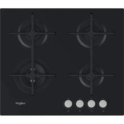 Parrilla Gas on glass 30" Negro