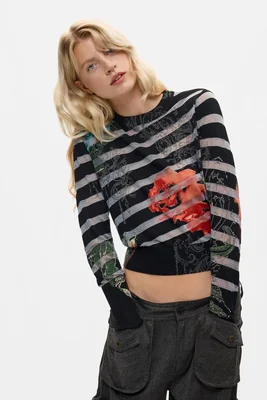 jersey estampado floral