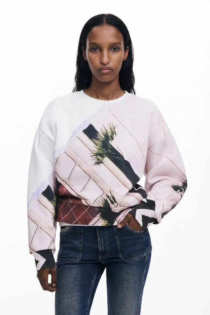 Sudadera estampada