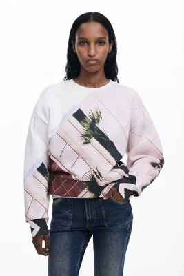 Sudadera estampada