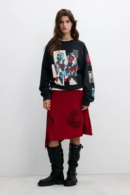 sudadera estampada vintage