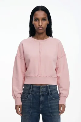 Sudadera pespuntes