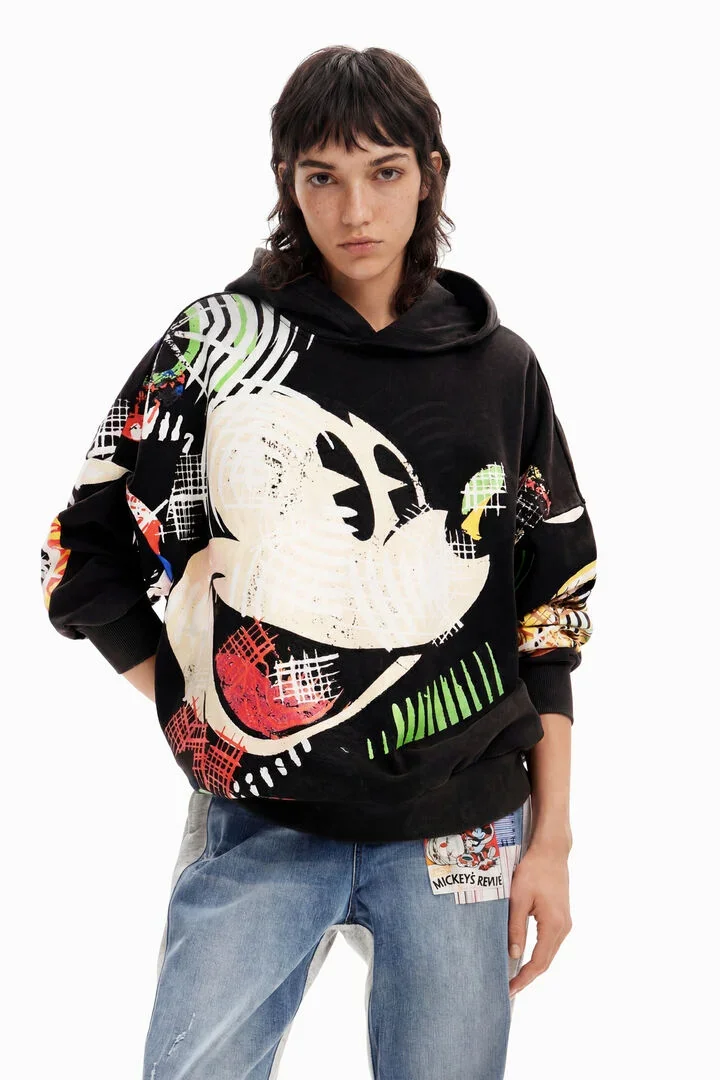 Sudadera oversize Mickey Mouse