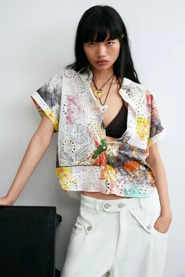 Camisa Manga Corta  Algodón