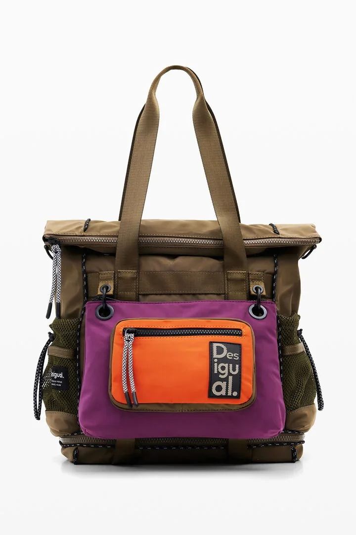 Mochila multiposición grande nylon