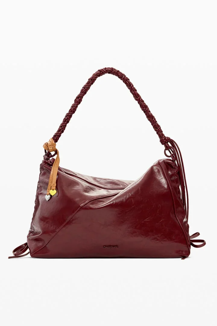 Bolso efecto piel grande