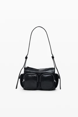 Bolso piel bolsillos pequeño
