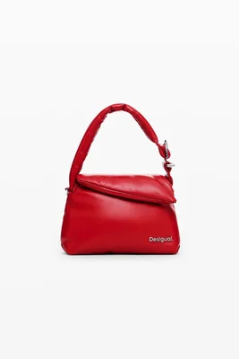 Bolso acolchado 100% piel pequeño
