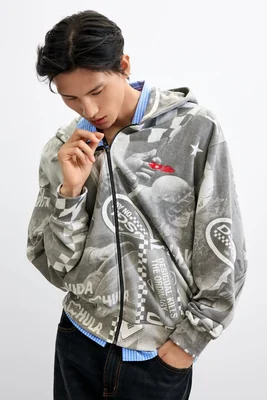 Sudadera estampada