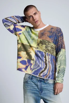 Jersey Estampado Patchwork