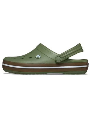 Sandalia Crocband Gum Clog para hombre
