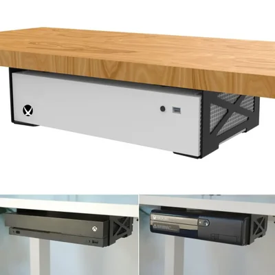 Soporte bajo escritorio Monzlteck 81 cm para Xbox/PS4/Mini PC