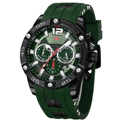 Reloj deportivo MF MINI FOCUS para hombre impermeable con calendario
