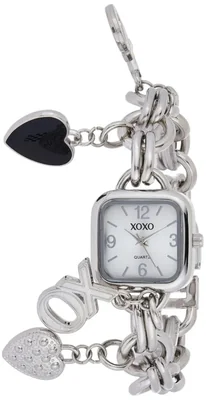 Reloj Accutime XOXO XO7026 para mujer con pulsera con dijes