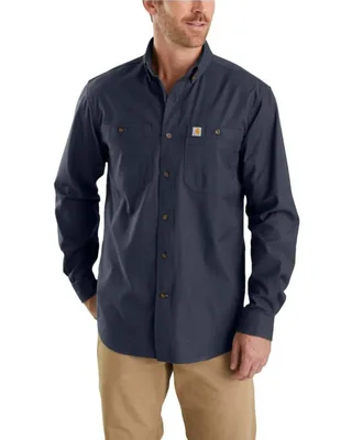 Camisa Carhartt Windham Relaxed LS azul marino talla XL
