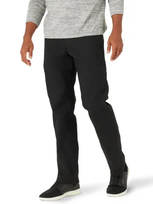 Pantalón cargo Lee 34W x 30L negro de lona stretch