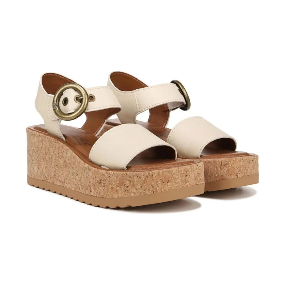 Sandalias Zodiac Glory Bone de cuña mujer