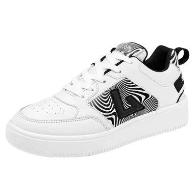 Apoort Tenis urbano para joven blanco negro, código 108104-1