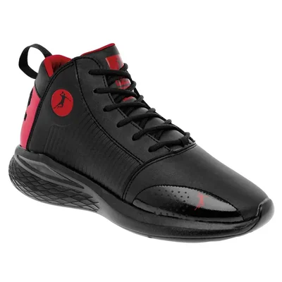 Apoort Tenis deportivo para hombre negro rojo, código 100673-4