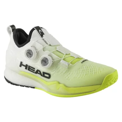 Zapatilla de Tenis HEAD Endure Pro BOA Blanco/Amarillo para Hombre Talla 9