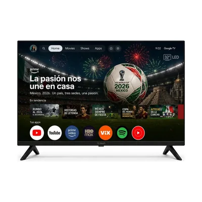 Pantalla Qtouch Google Tv 32led Full Hd Gtv0032
