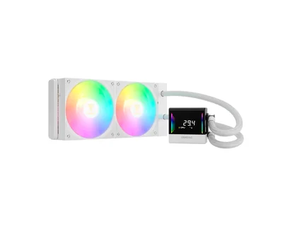 Enfriamiento Líquido Gamdias Chione E4 240 ARGB Digital Blanco LGA1700/AM5