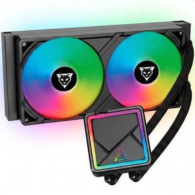 Enfriamiento Liquido Ocelot Gaming 240mm Argb Negro Oel240-2n