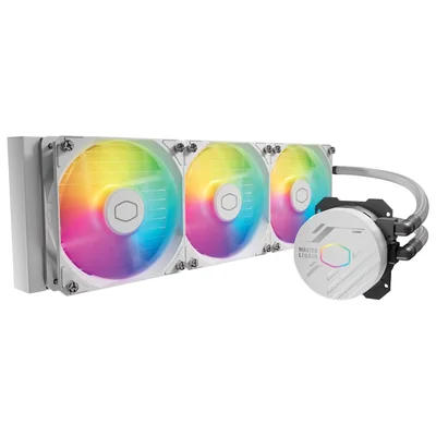 Enfriador Líquido Cooler Master 360l Core Blanco Argb 360mm - Venta Internacional.
