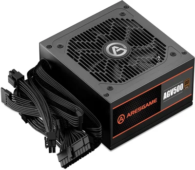 Fuente De Alimentación Aresgame Agv 500w Con Certificación 80 Plus Bronze No Modular Ventilador - Venta Internacional.