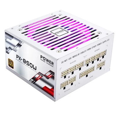 Fuente De Alimentación Poinwer 850w 80 Gold Modular Blanca - Venta Internacional.