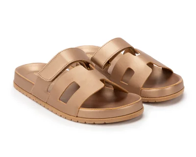 Sandalias Casuales Andrea Doradas para Mujer