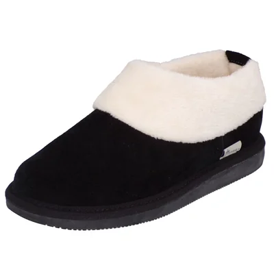 Pantuflas Tipo Bota Stahl Modelo 3889 color Negro de Gamuza